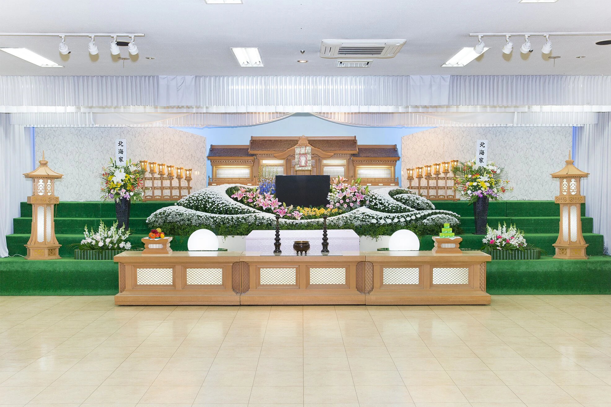 北海斎場 中央