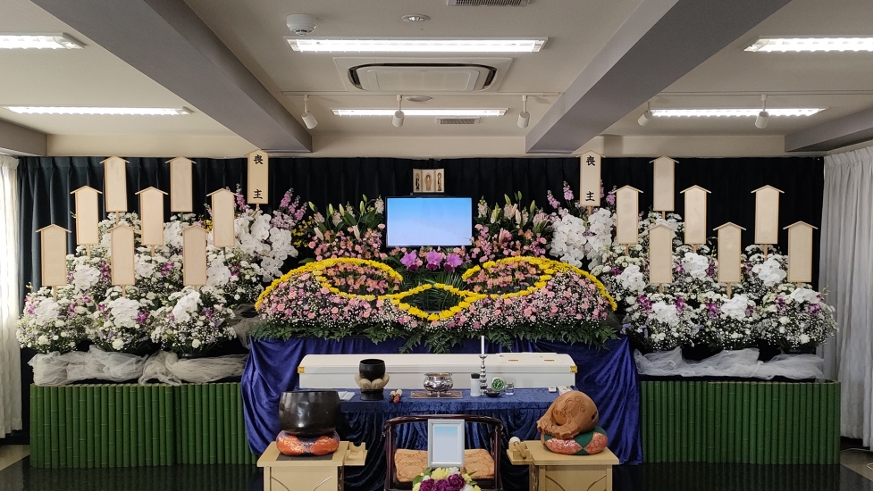 家族葬の花彩典