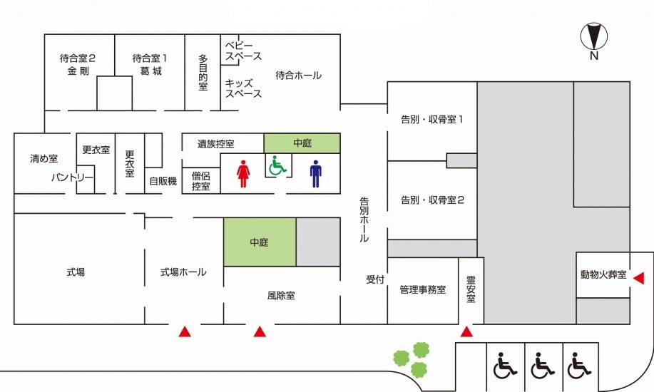 御所市斎場「かもきみの杜」