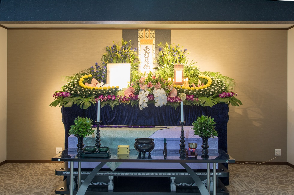 家族葬の花しょうぶ